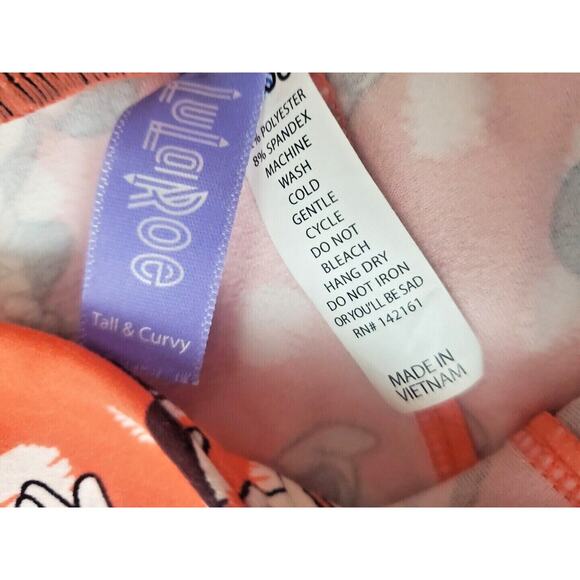 LuLaRoe TC Womens Tall & Curvy Leggings Butter Soft Disney Black Minnie Mouse - Picture 5 of 6